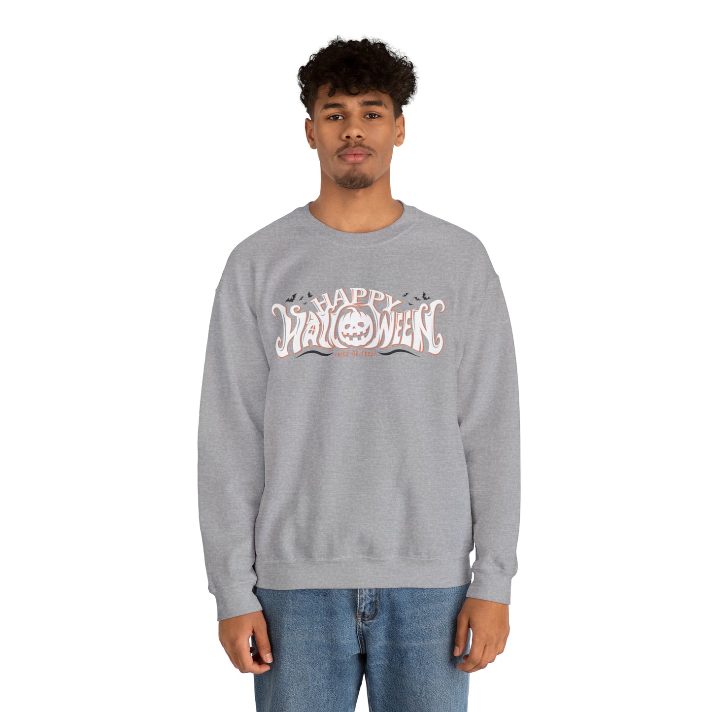 Happy Halloween Heavy Blend™ Crewneck Sweatshirt