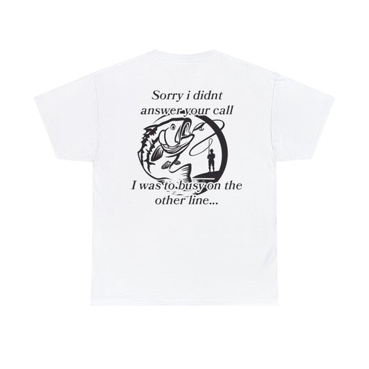 Funny Fishing Heavy Cotton Tee